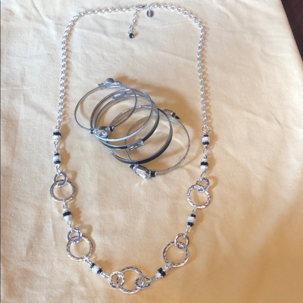 White House Black Market necklace & bracelets